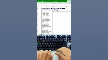 Split Text Instantly in Excel with One Simple Trick!  #ExcelTips #tricks #keyboard #excelshortcuts