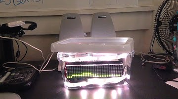 Msgeq7 and arduino matrix display graphic eq ... Now with RGB Leds!!!!!!