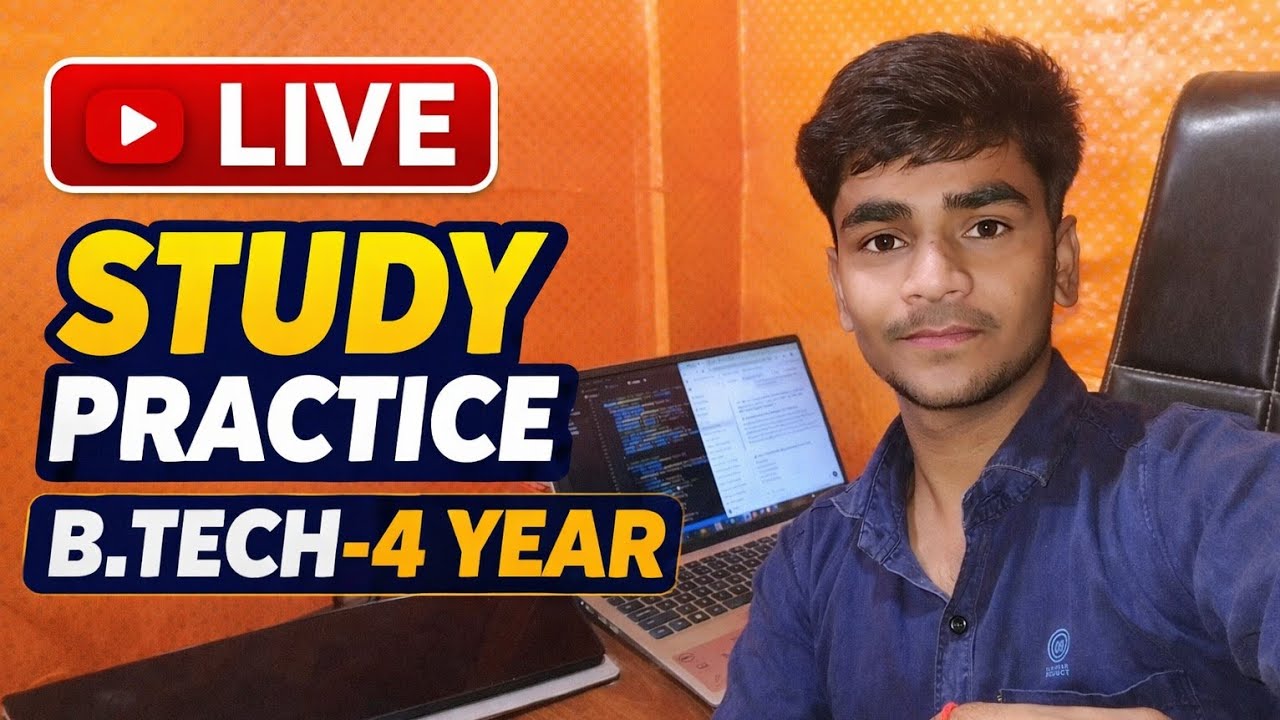 Study With Me LIVE 📚💻 | Coding + Placement Prep | 4th Year Struggle # ...