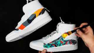 custom painted air jordans