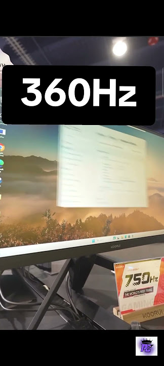 360Hz Vs 750Hz #pcbuild #gaming #monitor #360hz