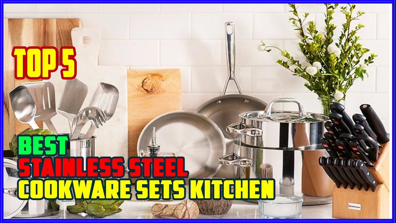 TOP 5 Best Stainless Steel Cookware Sets For Kitchen 2025 - YouTube