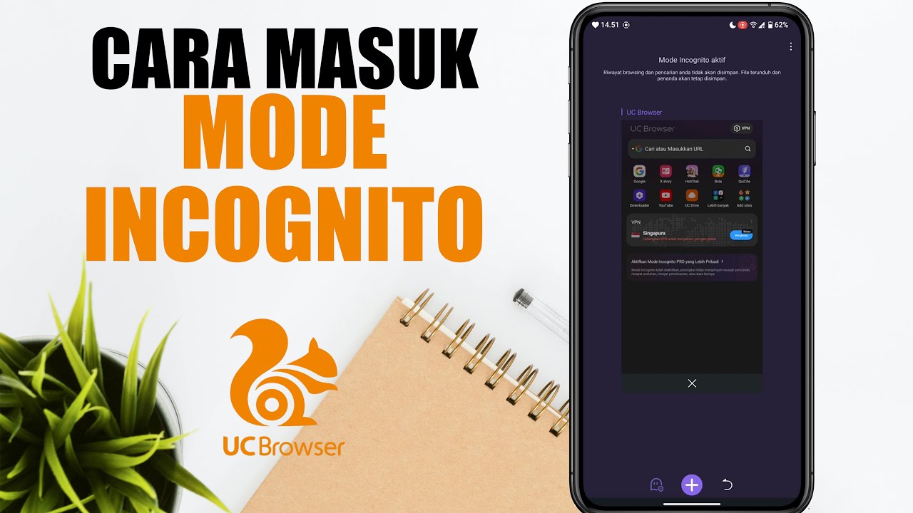 Cara Masuk Ke Mode Incognito Di UC Browser
