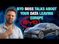 BYD Vehicle Data Concerns in Europe. What happens in Europe stays in Europe.
