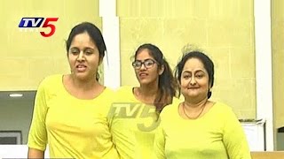 Abhra Utsav 2016 Aunties Dance In Madhapur Tv5 News