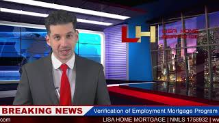 VERIFICATION OF EMPLOYMENT MORTGAGE OPTION