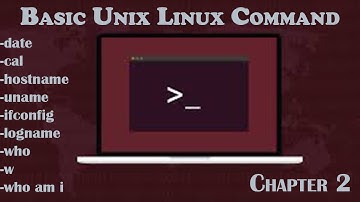 Basic Unix Linux Command | Unix Linux Command Set | Chapter 2