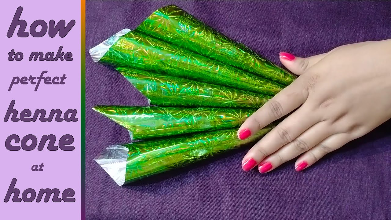 how to make henna/mehendi cone at home simple and easy process | making henna cone by Daniel