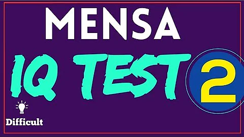 Mensa IQ Test : (10 Questions) - Part - 2