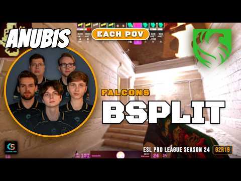 Falcons B Split vs Natus Vincere - Anubis - ESL Pro League Season 24