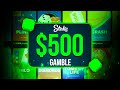 I gave my girlfriend 500 to gamble on stake