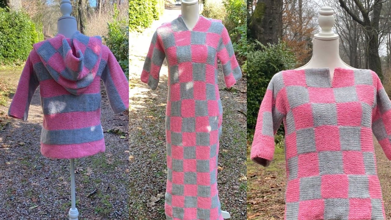 Machine knit a simple square sweater — Picture Healer - Feng Shui and  fortune telling