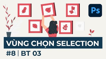 Hướng dẫn Photoshop | Bài 8: Kỹ thuật xử lý vùng chọn Selection Phần 1 _ BT 03