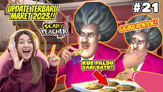 NEW UPDATE!! PRANK GURUKU MAKAN KUE PALSU DARI BATU SAMPE GIGINYA COPOT!! SCARY TEACHER 3D INDONESIA