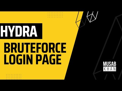 Brute Force Login Page with Hydra | Detailed Explanation