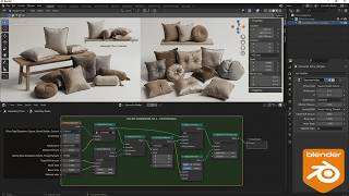 Mind-Blowing Procedural Pillow Generator in Blender! (Geometry Nodes Magic) ✨