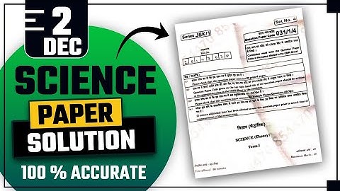 science class 10 answer key (2 December 2021) term 1 Exam | cbse | NCERT | 100% accurate answers