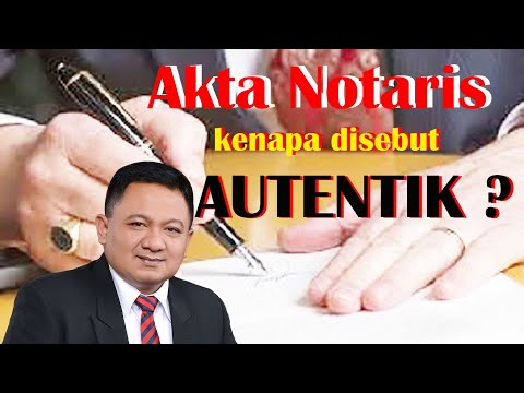 Video: Adakah yang bisa menyaksikan sebuah akta?