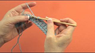 How to crochet two single stitches together.