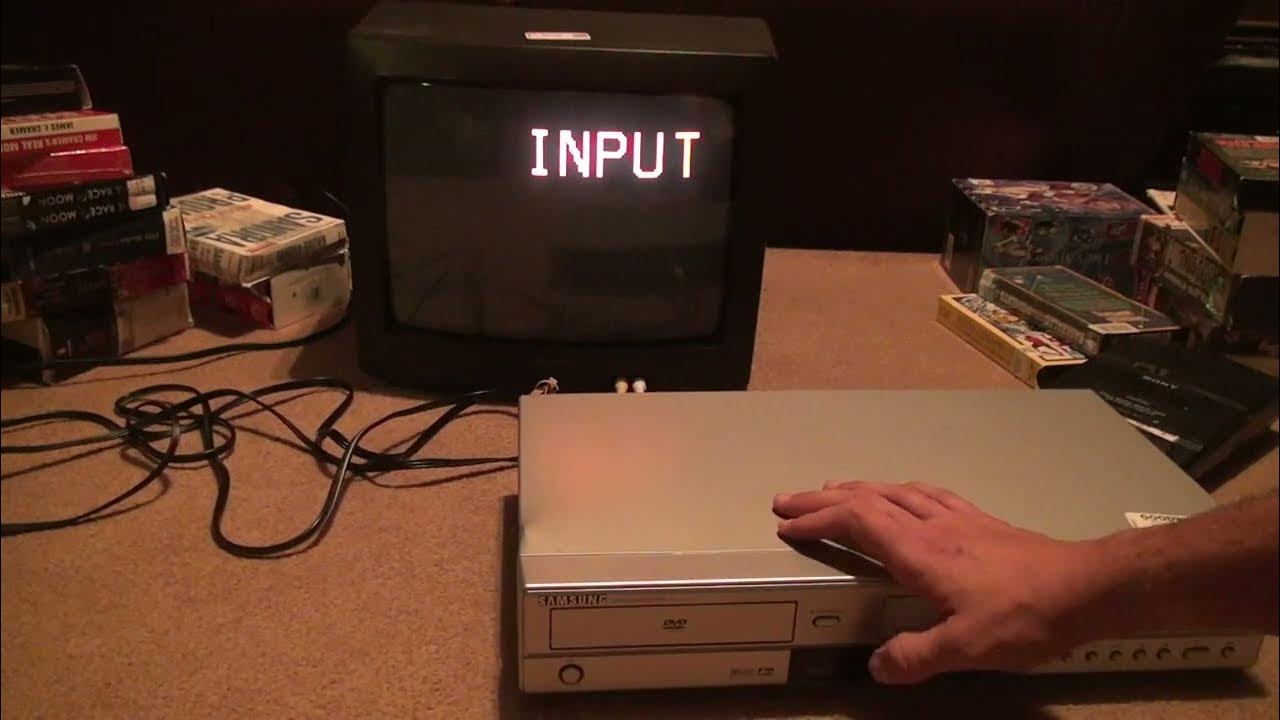 Samsung DVD VCR Combo V3650 Unboxing And Test YouTube