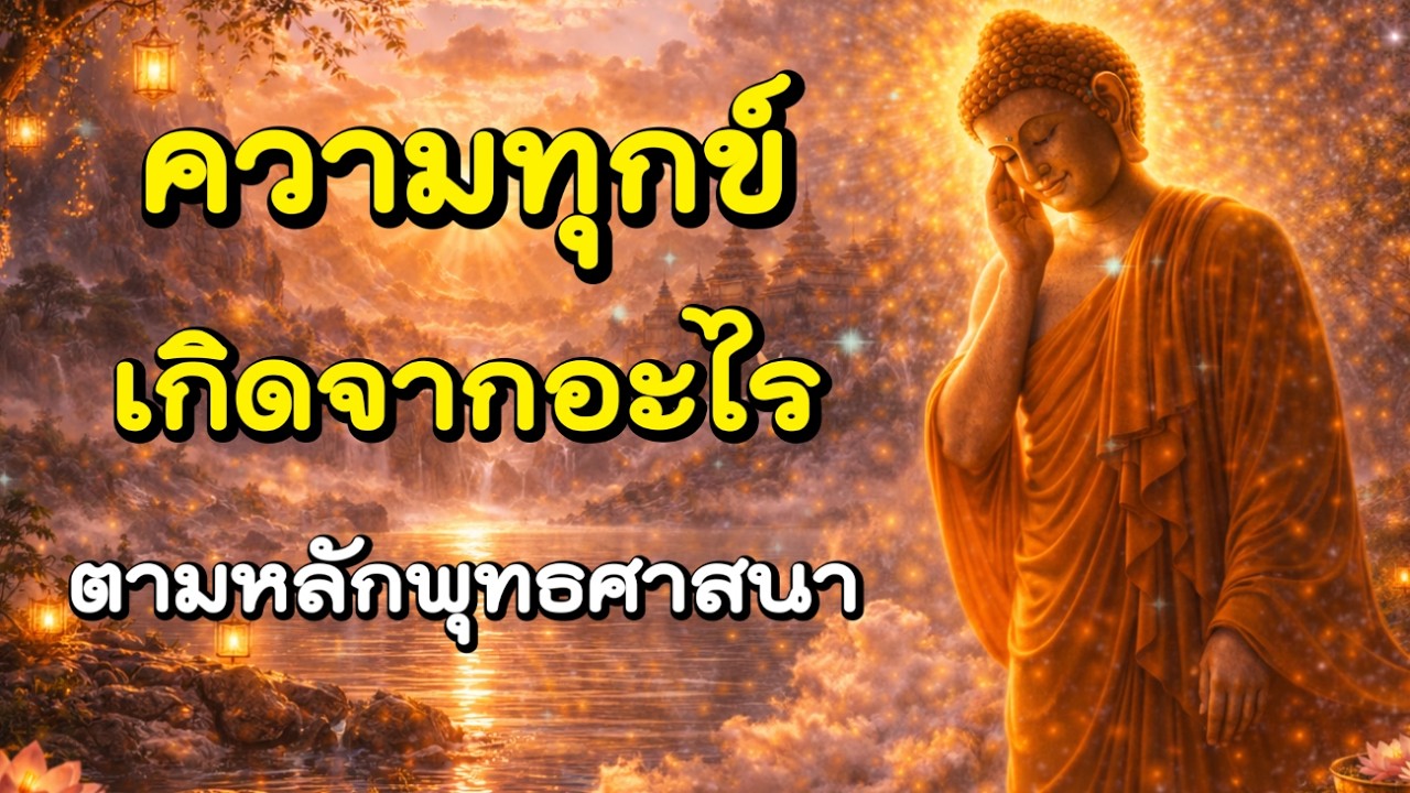 ความทุกข์เกิดจากอะไร ตามหลักพุทธศาสนา | ฟังธรรมก่อนนอน , ฟังธรรมสอนใจ | Ep.75