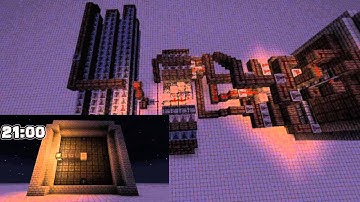 Minecraft Redstone Showcase: Analog Clock | Tracking In-Game Time!