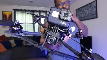 First time Flying FPV Drone with a Gopro