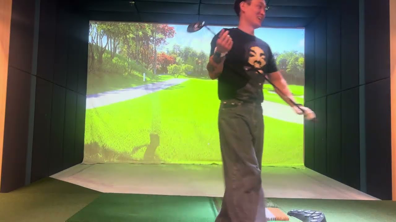 ⛳️스크린 명랑골프(2ROUND)🏌️‍♀️🏌🏻🏌🏼‍♂️🏌🏻1~2HOLE