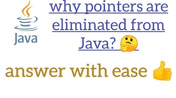 #JAVA                               Java interview Questions | Why pointers are eliminated from java