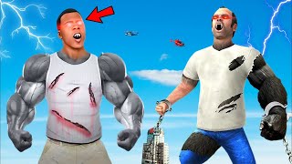 SCARY Franklin vs MONSTER Trevor Fight AND Destroys Los Santos In GTA 5