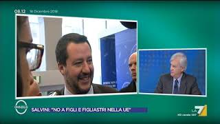 Rinaldi: 'Il pensiero di Savona sull'Europa è sempre stato lo stesso, bisogna cambiare le regole'