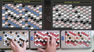 Fabio Costa: Improvisation, Just-Intonation, 23:15-limit, Generalized Keyboards