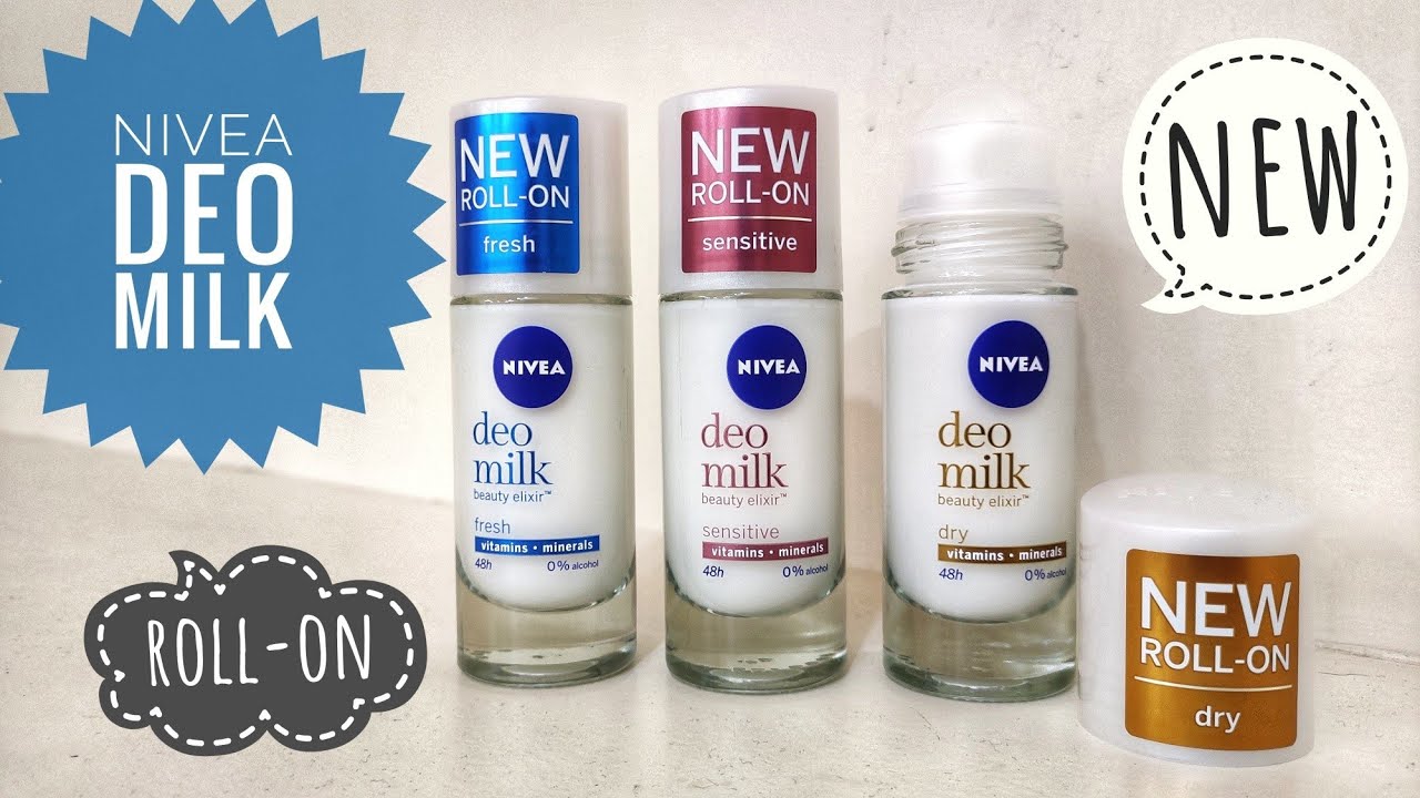 Nivea Deo Milk Roll On Review| All 3 Variants| Best Deodorant Roll On??? -  YouTube