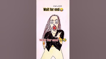 #wait #shortvidos #sorts #song #drawing #funny #art #wait for end😂#drawing