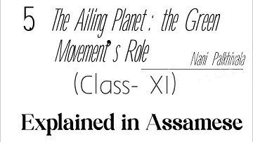 The Ailing Planet- The Green Movement