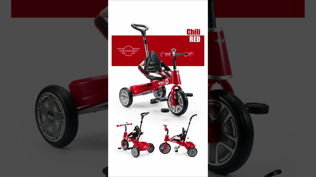 MINIクーパー三輪車　折りたたみ　舵取り付き 楽天市場】三輪車 MINI ミニ 舵取り三輪車 スマートバー付き