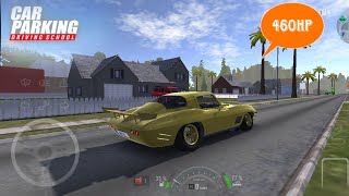 Chevrolet Corvette Sting Ray-Car Parking Driving School!Driving Main City Driving Car-Android Games screenshot 5