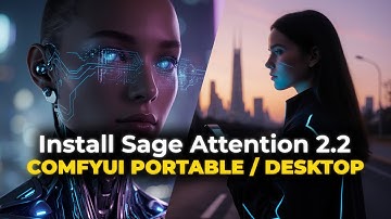 How To Install Sage Attention 2.2 On ComfyUI Portable And Desktop Version