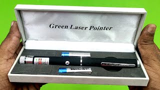 Unboxing Super Power Full Green Laser | Class 3 laser light with 10 mW and 532 nm wavelength