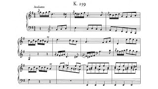 Scarlatti: Keyboard Sonata in G major K. 259 - Ralph Kirkpatrick, 1954 - Columbia SL-221