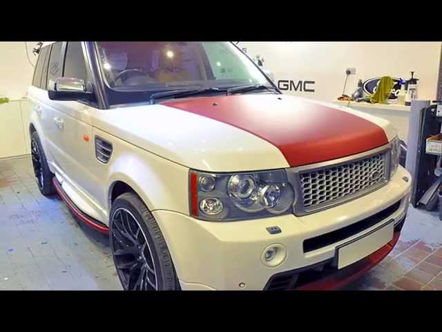 Range Rover in Matte Red Aluminium