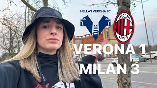 THEO FALLI IMPAZZIRE 🤷🏼‍♀️ VERONA 1 - MILAN 3 🔴⚫️. LIVE REACTION DAL SETTORE OSPITI