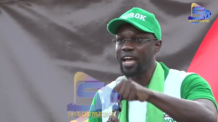 Suivez la déclaration intégrale de Ousmane Sonko