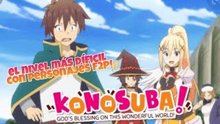 Konosuba Fantastic Days! | Me paso el nivel más frustrante del modo historia con un equipo F2P!