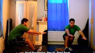 [No Audio] Squat Progression - Step 10 - Pistol.avi