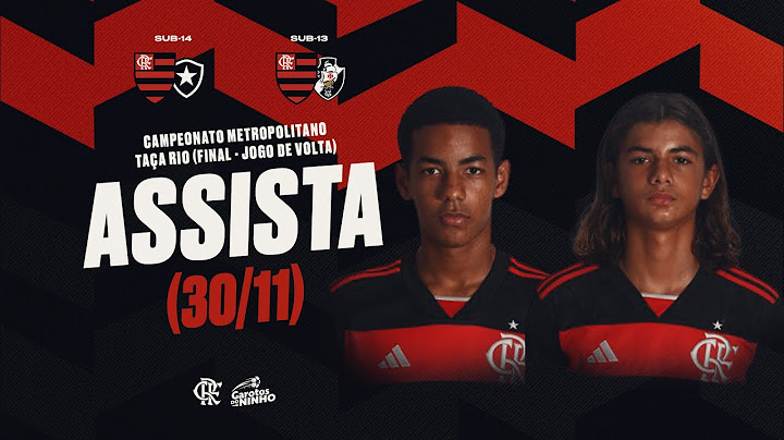 Final Campeonato Metropolitano | Flamengo x Vasco (Sub-13) - AO VIVO - 30/11