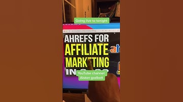 How to use Ahrefs for affiliate marketing (make money online) #shorts