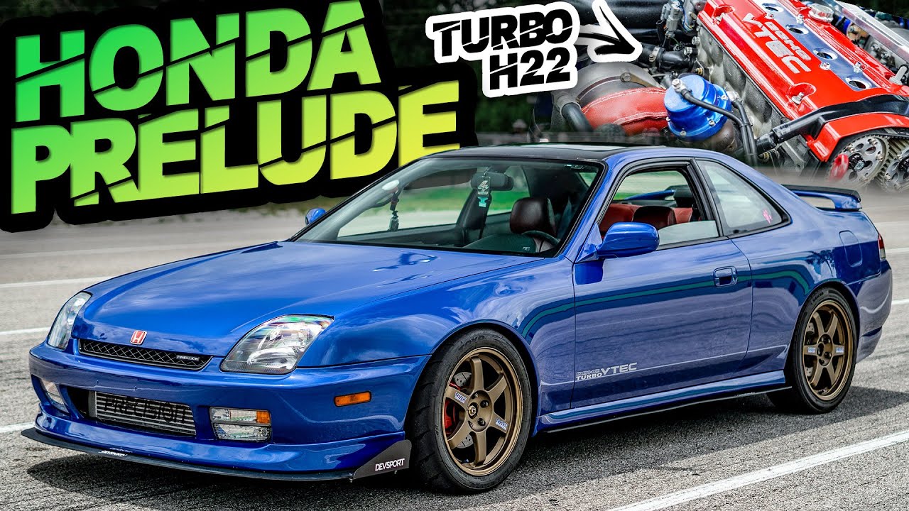 Turbo H22 Prelude Ride Along Mustang Owner Laughs at Honda then gets Humbled