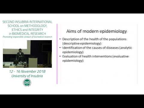 Francesco BARONE-ADESI (University of Eastern Piedmont, I) - METHODOLOGY IN EPIDEMIOLOGICAL RESEARCH