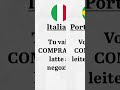 Compare English Spanish Italian Portuguese French #shorts #viralshorts
